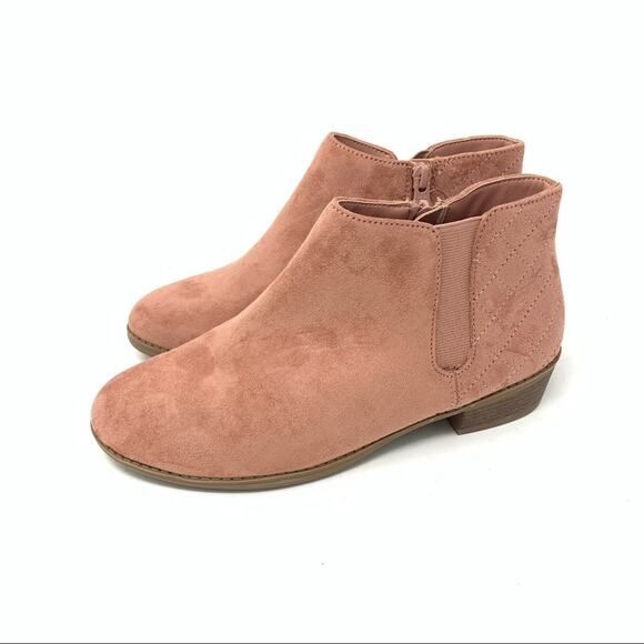 Cat &J ack Aleah Ankle Bootie Faux Suede Pink Size 5 NWT - Picture 5 of 8